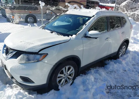 2015 Nissan Rogue Sv из США, поврежденный, VIN KNMAT2MV0FP578547